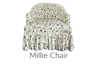 Millie Ruffle Skirted Chair